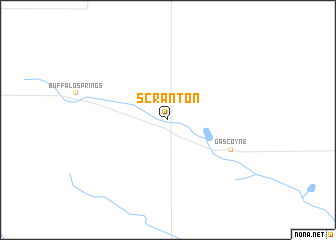 map of Scranton