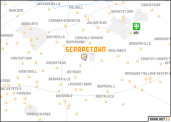 map of Scrapetown