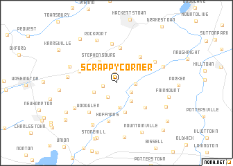 map of Scrappy Corner