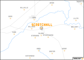 map of Scratch Hill