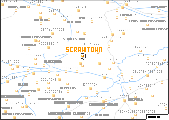 map of Scrawtown