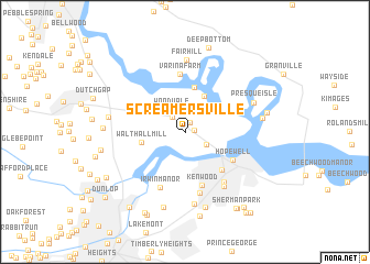 map of Screamersville