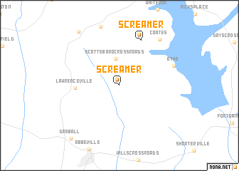 map of Screamer