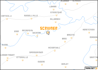 map of Scrivner