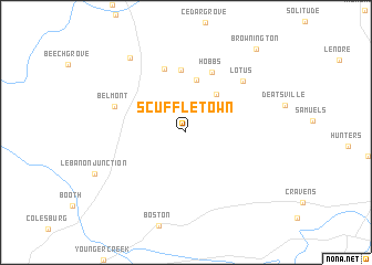 map of Scuffletown