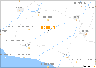 map of Scuola