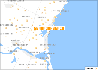 map of Seabrook Beach