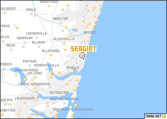 map of Sea Girt