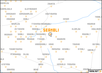 map of Séambli