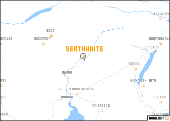 map of Seathwaite