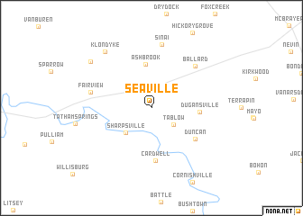 map of Seaville