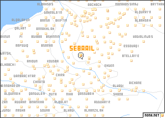 map of Sebaail