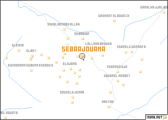 map of Sebaa Jouama