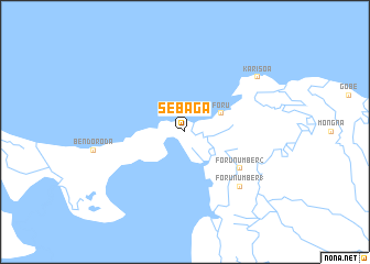 map of Sebaga