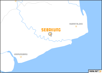 map of Sebakung
