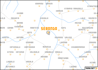 map of Sebanda