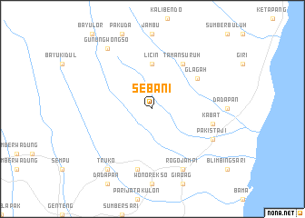 map of Sebani