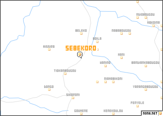 map of Sébékoro