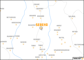 map of Sebema