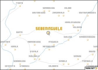 map of Sébéninguélé