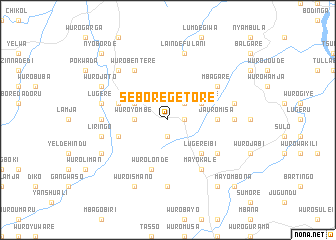 map of Sebore Getore