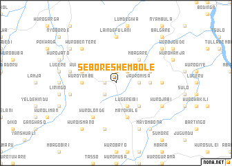 map of Sebore Shembole
