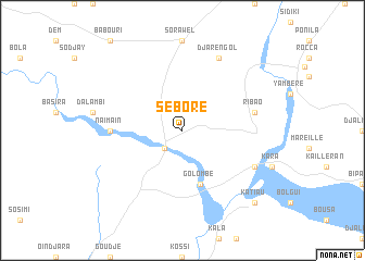 map of Séboré