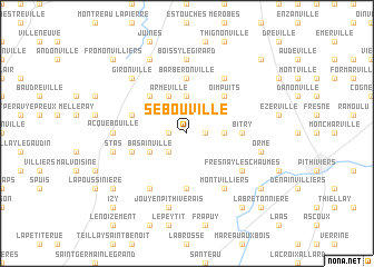 map of Sébouville