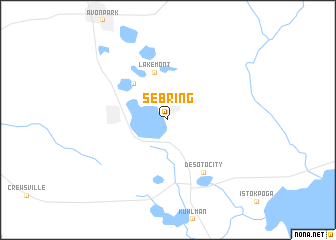 map of Sebring