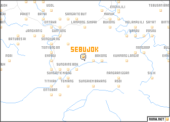 map of Sebujok