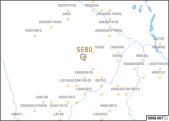 map of Sebu