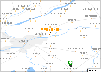 map of Sebyakhi