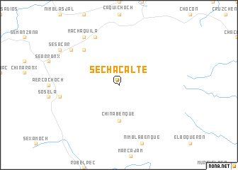 map of Sechacalté
