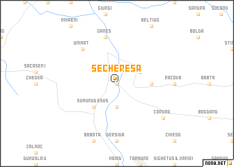 map of Sechereşa