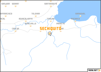 map of Sechiquito