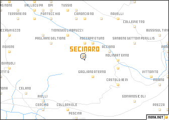 map of Secinaro