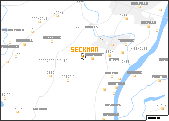 map of Seckman