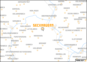 map of Seckmauern