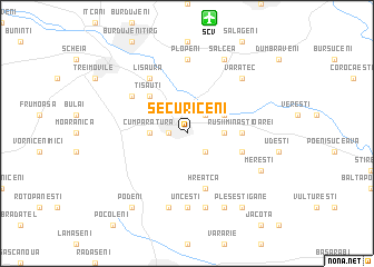 map of Securiceni