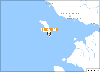 map of Sedanau