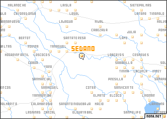 map of Sedano