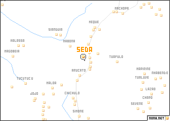 map of Seda