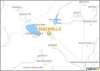 map of Sedco Hills