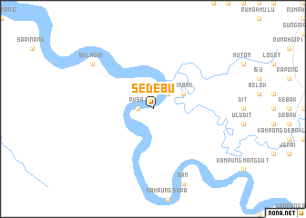 map of Sedebu