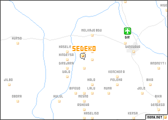 map of Sedēkʼo