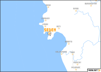 map of Sedem