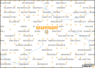 map of Sederndorf