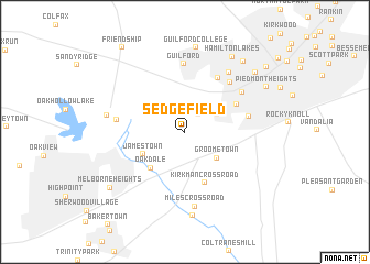 map of Sedgefield