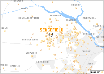 map of Sedgefield