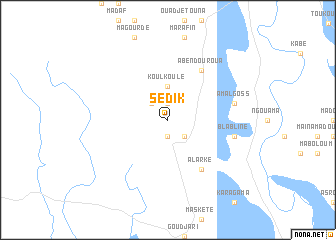 map of Sedik